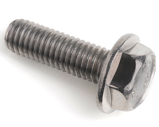 M8 X 40/40 FLANGED HEXAGON BOLT DIN 6921 A2 ST/ST