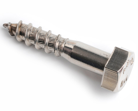 8 X 100 HEXAGON COACH SCREW DIN 571 A2 ST/ST
