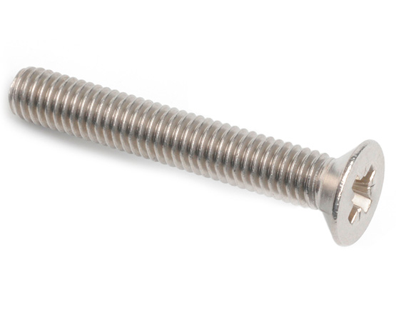 M2.5 X 18 POZI CSK MACHINE SCREW DIN 965Z A2 ST/ST