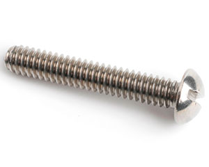 5-40 X 5/8 SLOT ROUND HEAD SCREW ANSI B18.6.3 A2 ST/ST