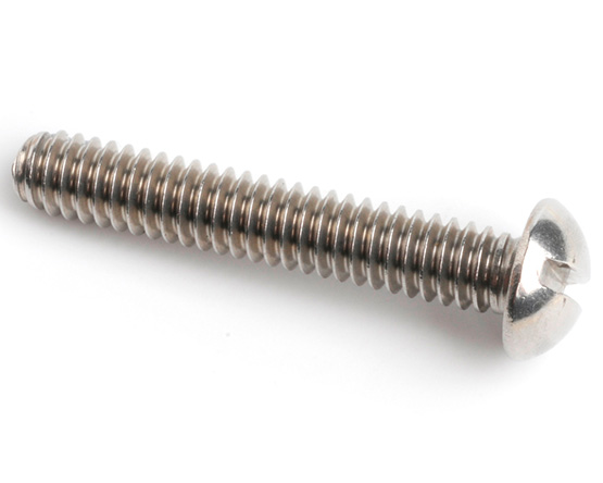 5-40 X 5/8 SLOT ROUND HEAD SCREW ANSI B18.6.3 A2 ST/ST