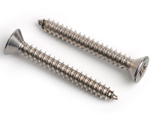 4.8 X 25 POZI CSK TAPPING SCREW DIN 7982C Z A4 ST/ST