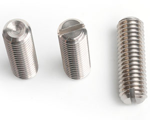 M5 X 5 SLOTTED SET SCREW CUP POINT DIN 438 A2 ST/ST