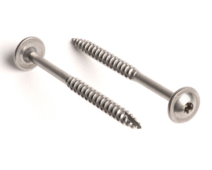 Stainless Steel TX Flanged Button Timber Screws Cutting Tip