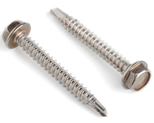 4.8 X 35 HEXAGON WASHER SELF DRILL SCREW DIN 7504K A2 ST/ST