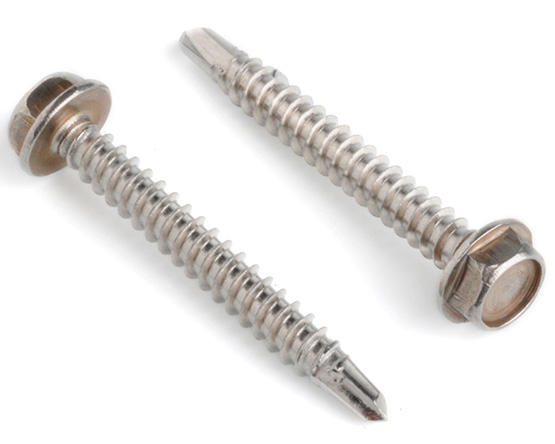 4.8 X 35 HEXAGON WASHER SELF DRILL SCREW DIN 7504K A2 ST/ST