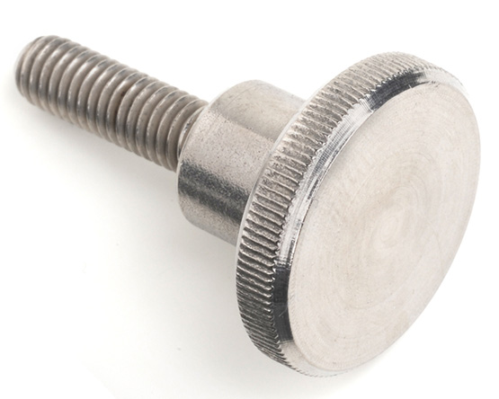 M4 X 5 KNURLED THUMB SCREW DIN 464 A1 ST/ST