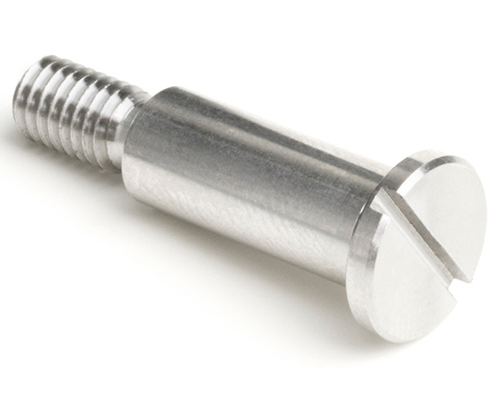6.0 (M5) X 6 ULTRA LOW HEAD SLOT SHOULDER SCREW A4 ST/ST