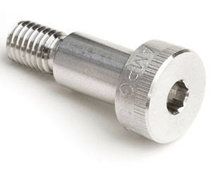 5.0 (M4) X 5 KNURLED SOCKET SHOULDER SCREW A2 ST/ST