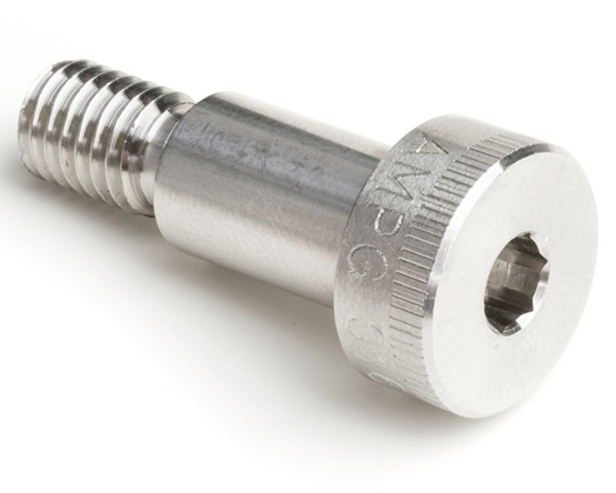 5.0 (M4) X 5 KNURLED SOCKET SHOULDER SCREW A2 ST/ST